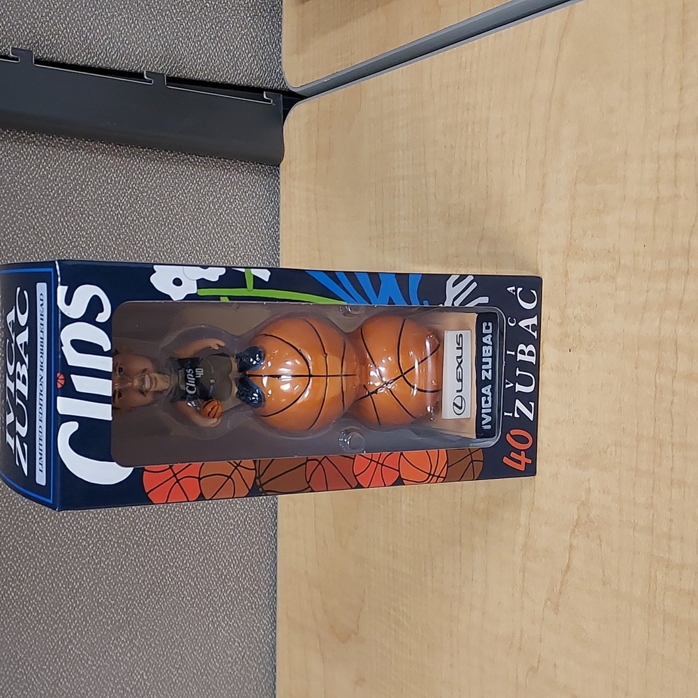 Clippers Ivica Zubac, NBA limited edition bobblehead.